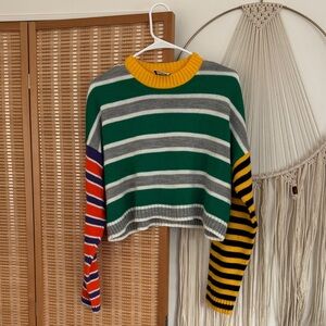 Funky Striped Multicolor Sweater